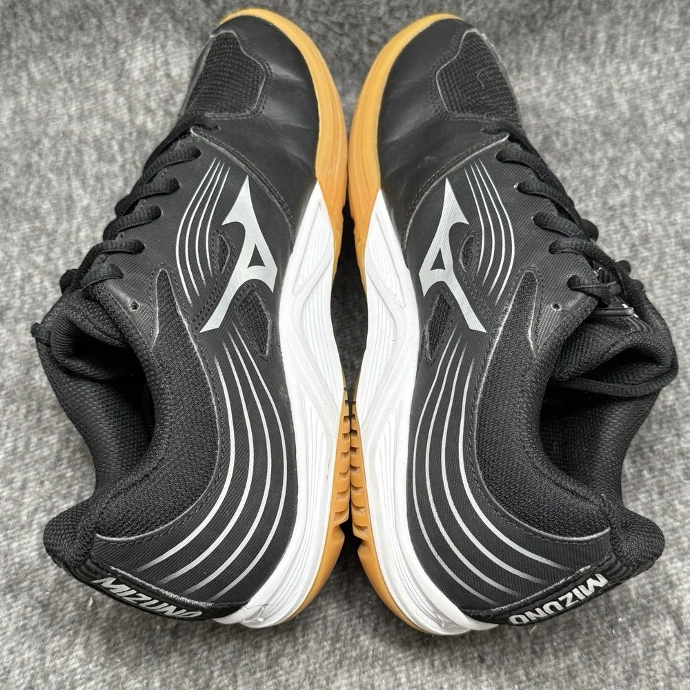 Mizuno Cyclone Speed 3 430297 Womens Size 9 Black Volleyball Shoes Gum Sole